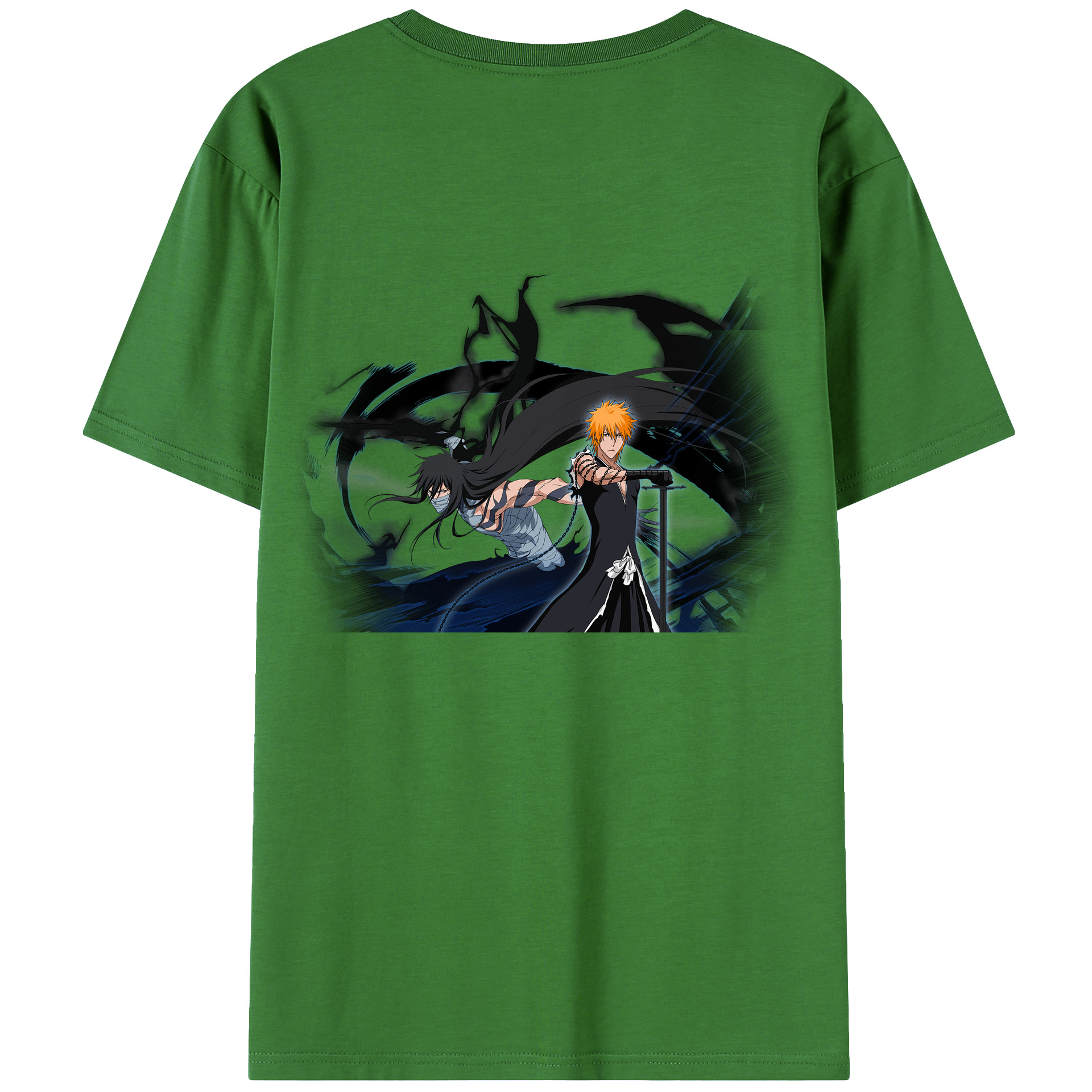 （画像用） ブリーチ 黒崎一護（くろさき いちご）BLEACH Kurosaki Ichigo レディース半袖Tシャツ(バックプリント)